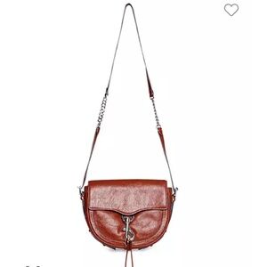 Rebecca Minkoff Brown Leather Megan Saddle Crossbody